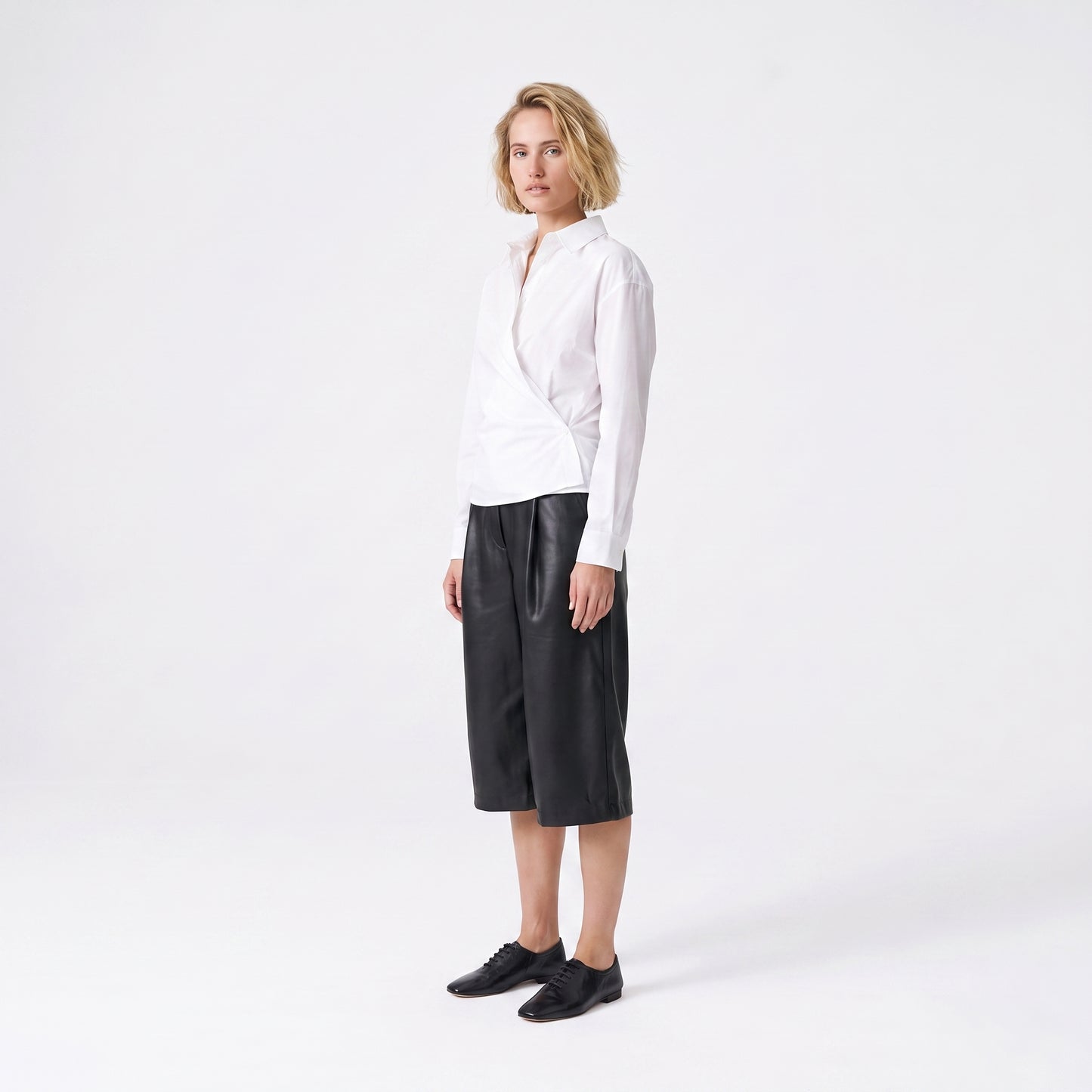 Chemise portefeuille Manches longues Taille marquée