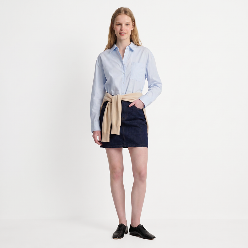Chemise classique et intemporelle Col chemise 