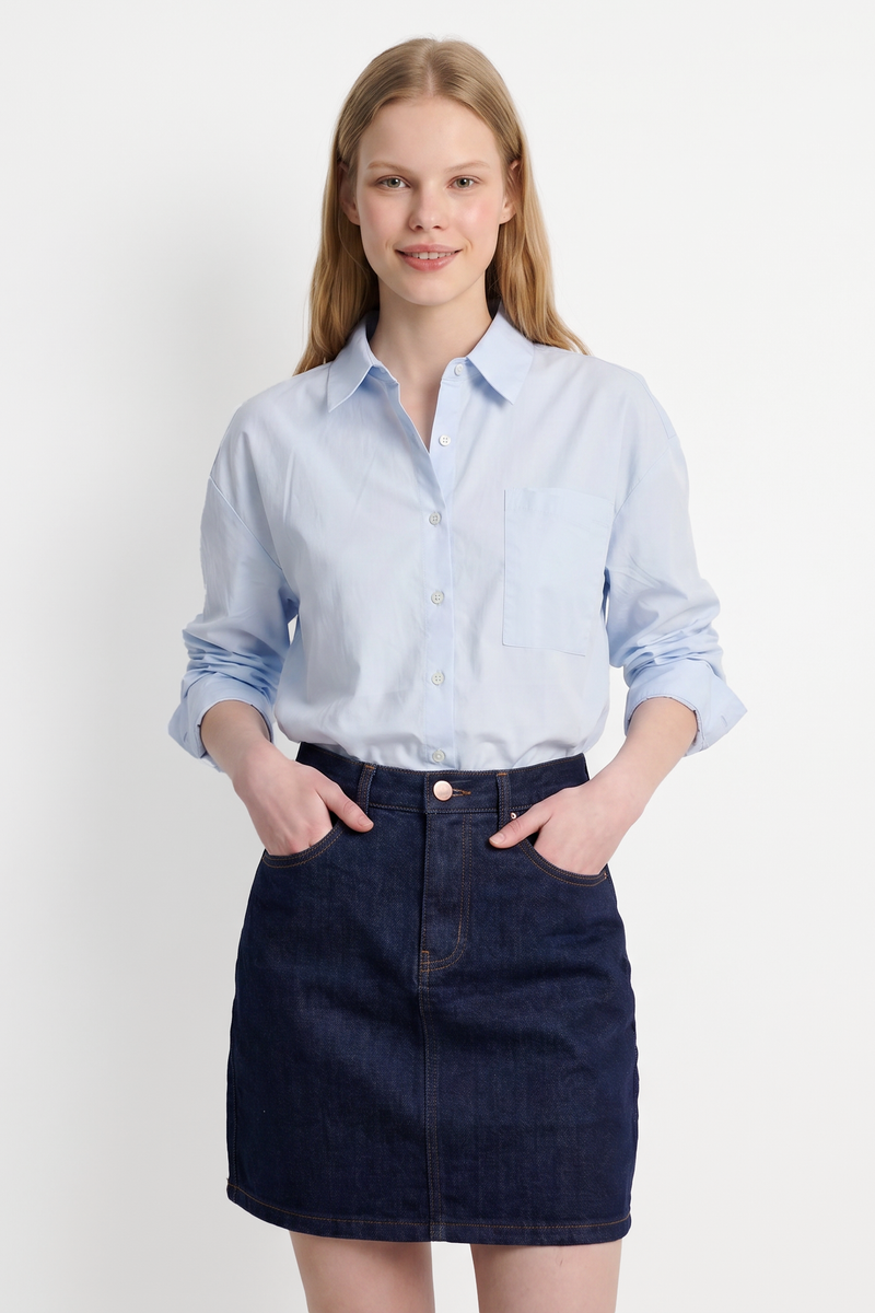 Chemise classique et intemporelle Col chemise 