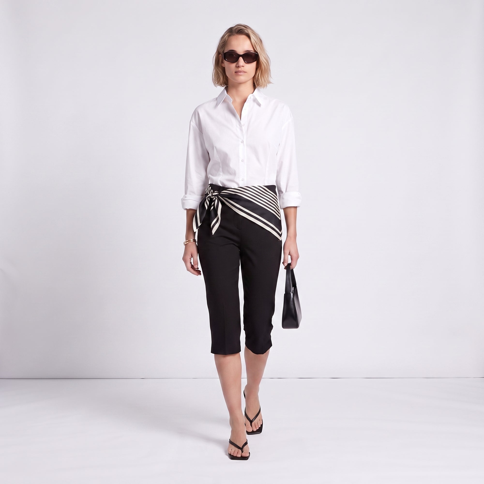 Chemise fluide Col classique Manches longues