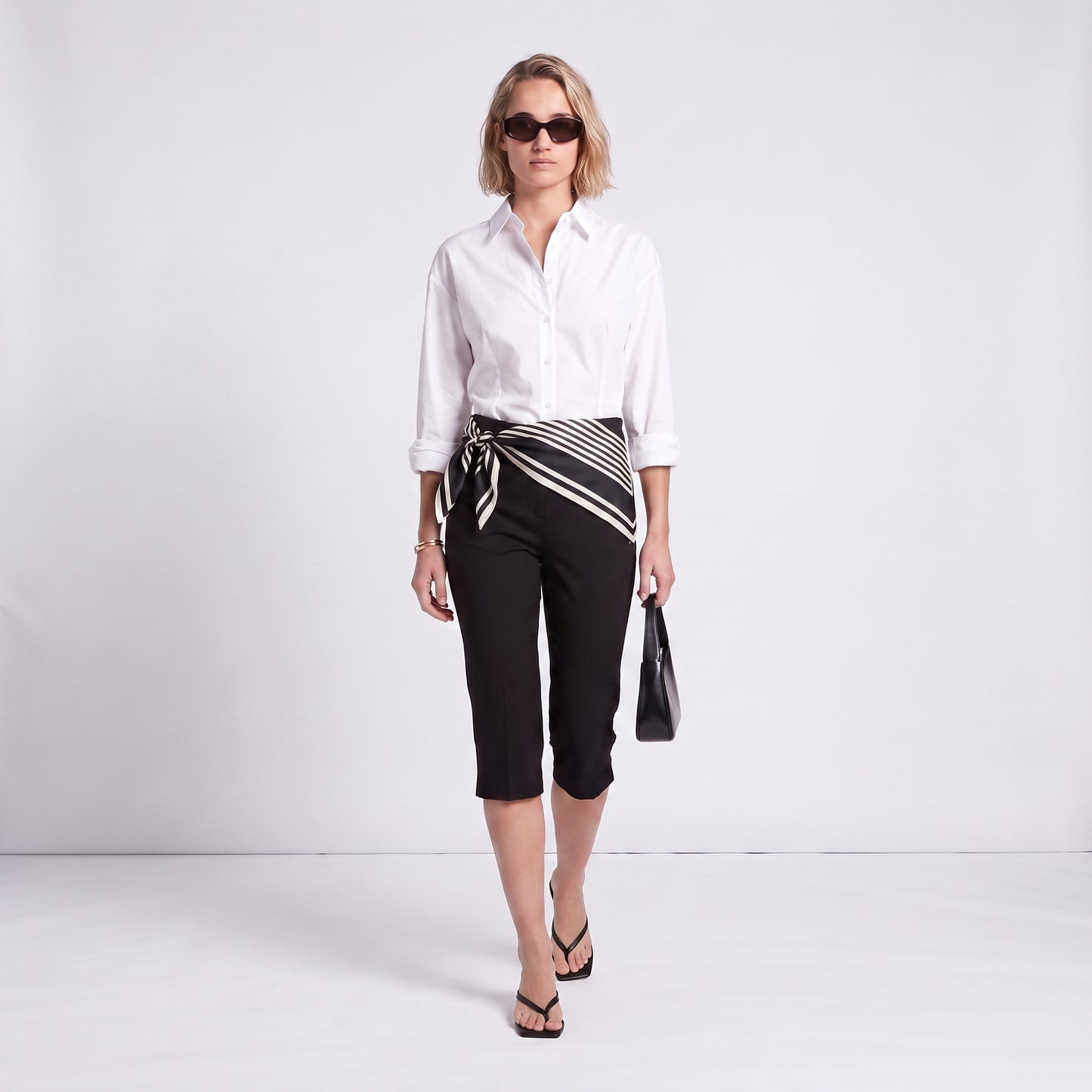 Chemise fluide Col classique Manches longues