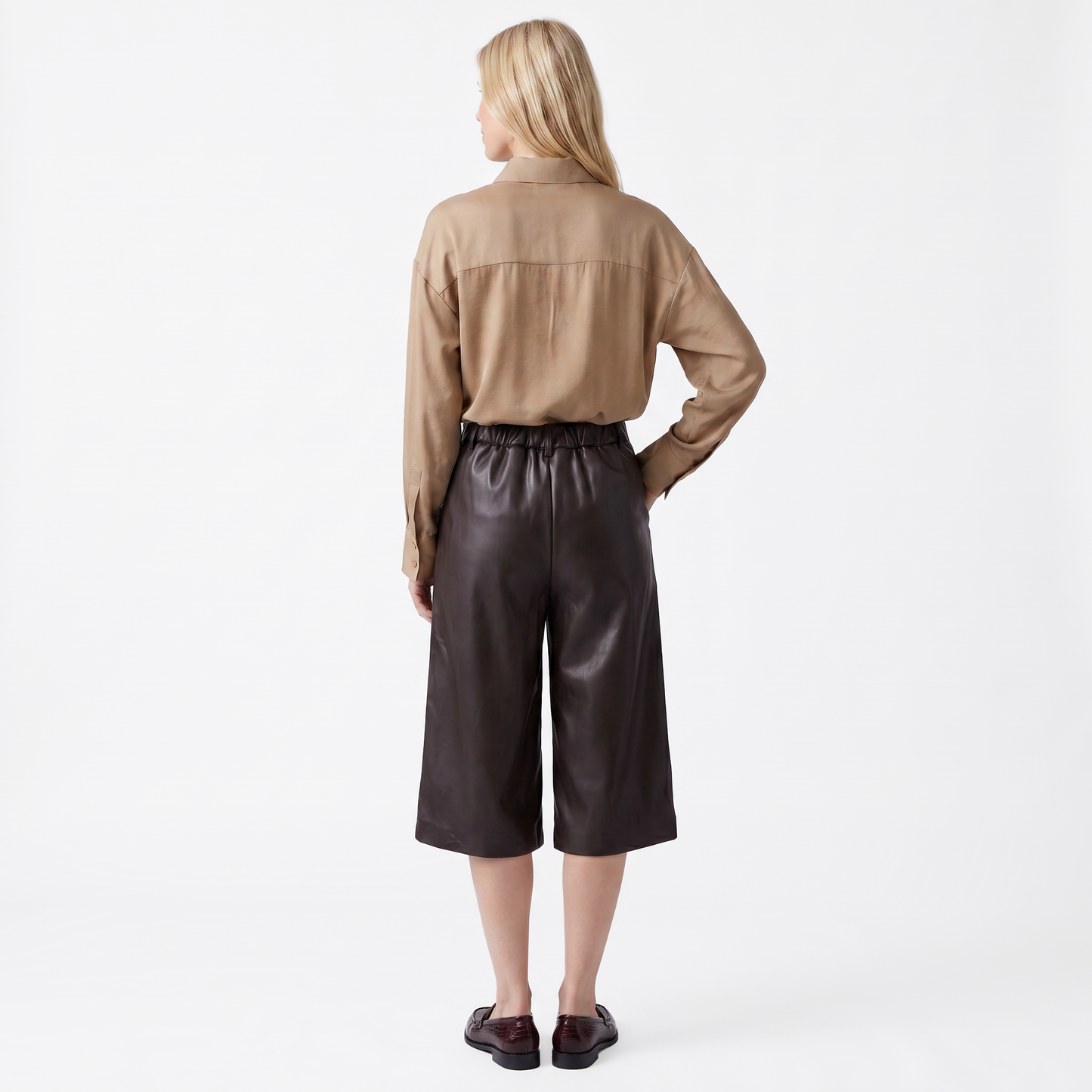 Blouse fluide Col lavallière à nouer Manches longues