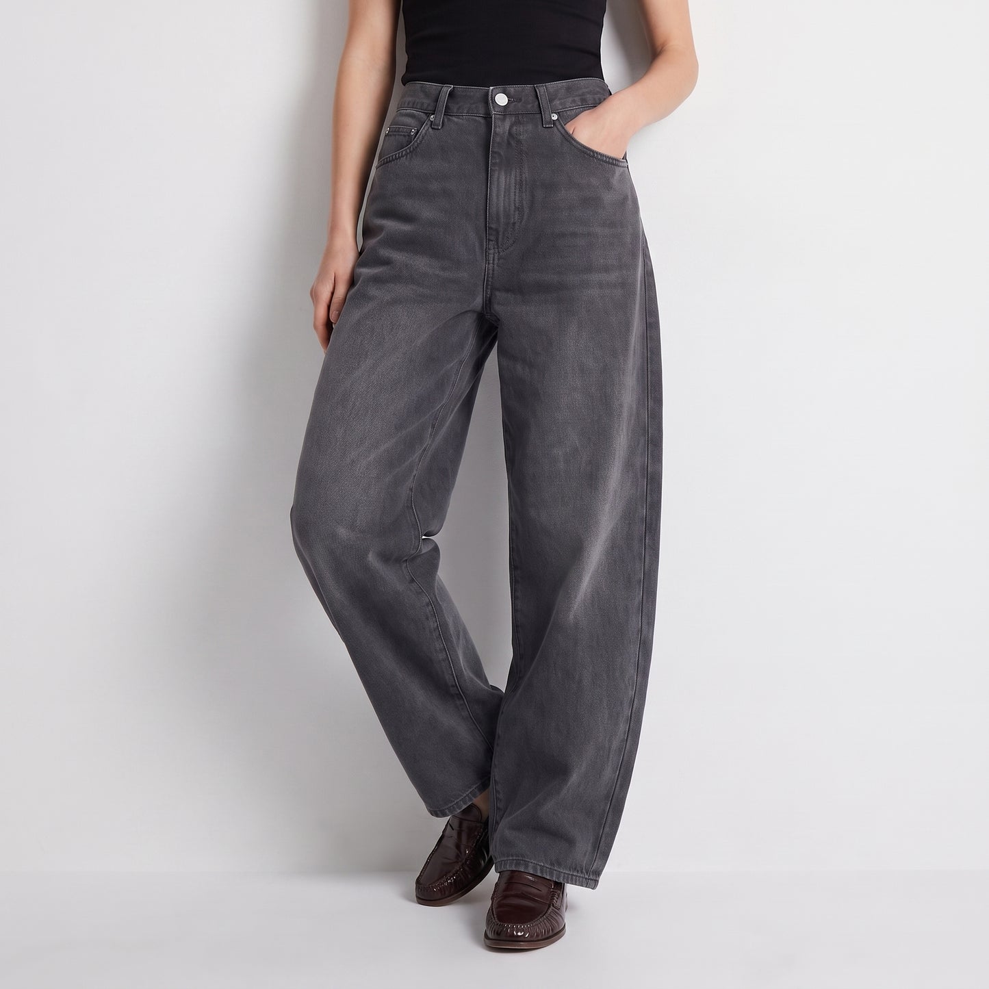 Jean wide leg Taille haute 