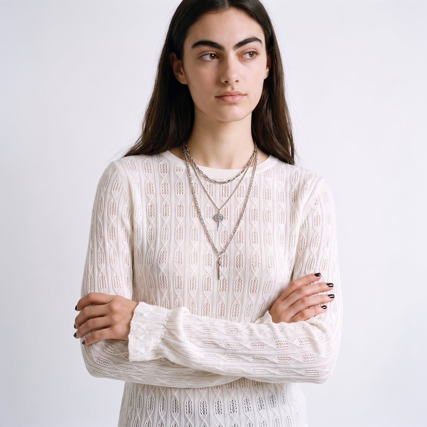 PULL FLAIA rond Manches longues Maille douce et chaude