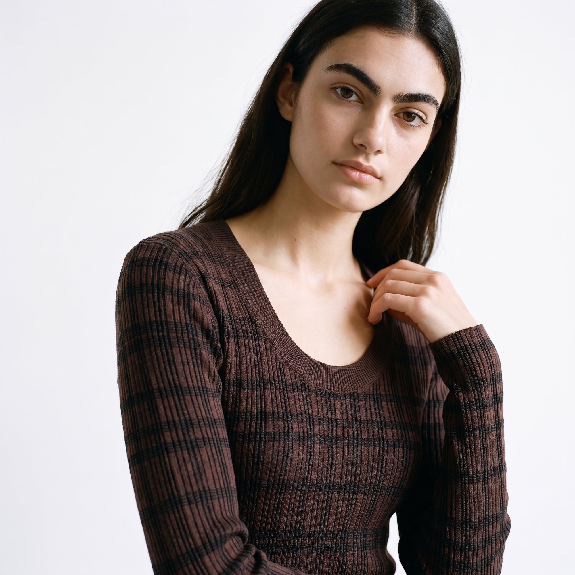 Pull en maille fine Col rond