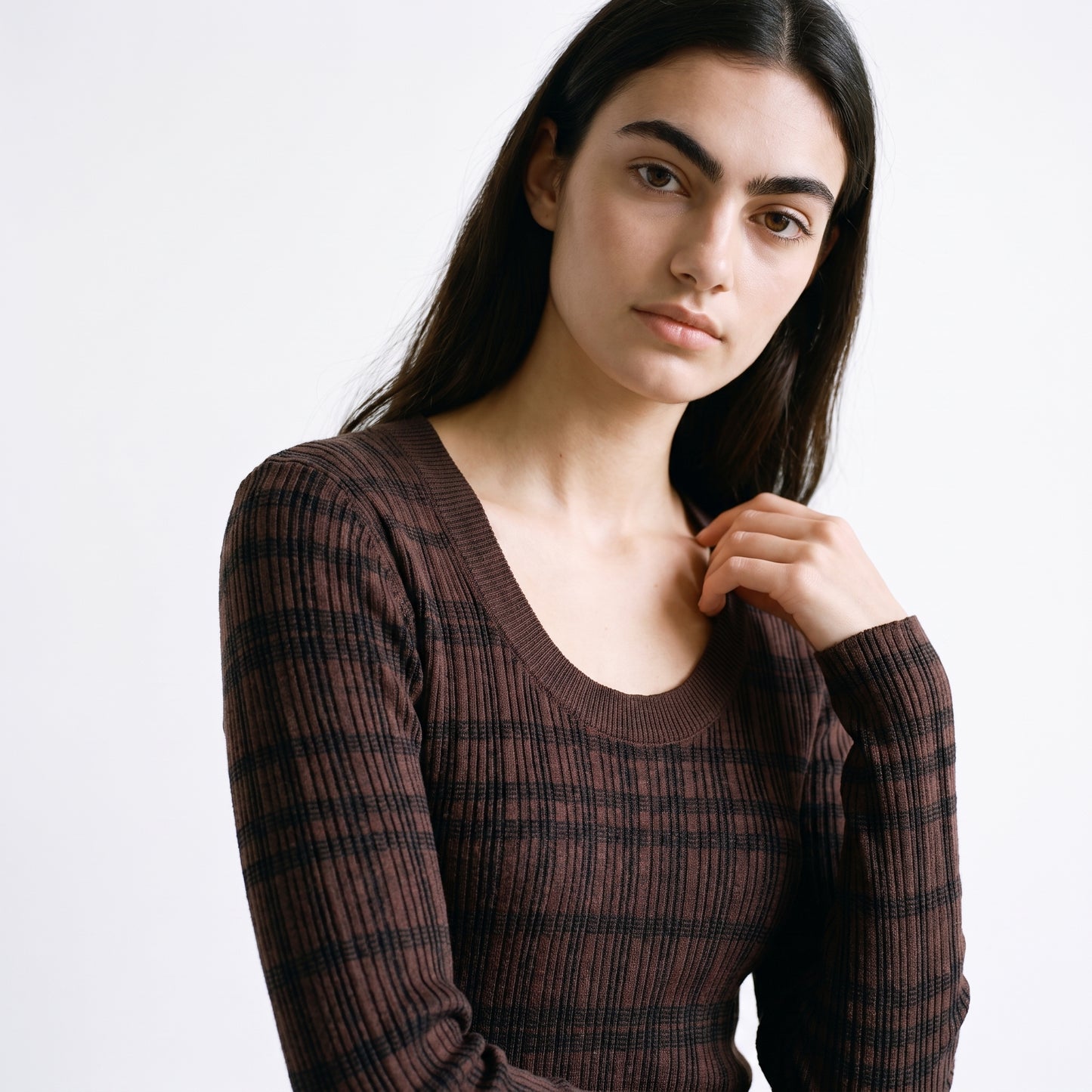 Pull en maille fine Col rond