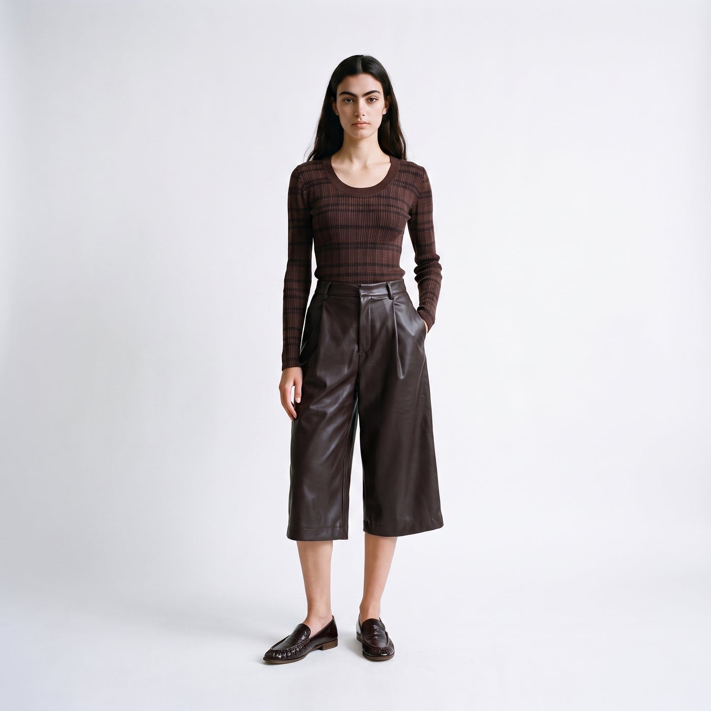 Pull en maille fine Col rond