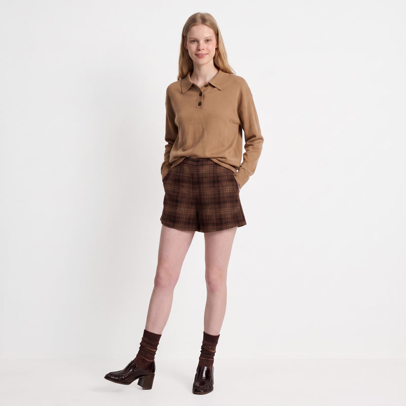 Pull col polo Maille douce et confortable 