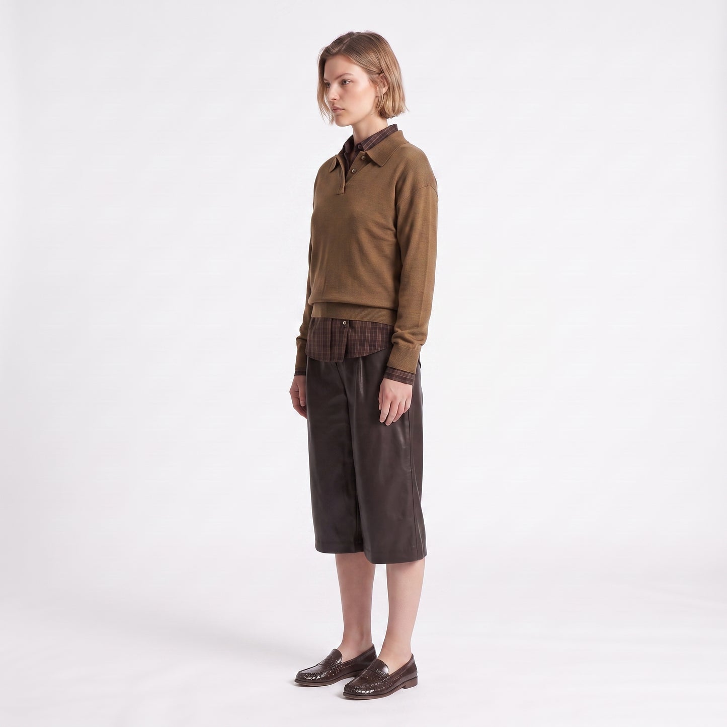 Pull col polo Maille douce et confortable 