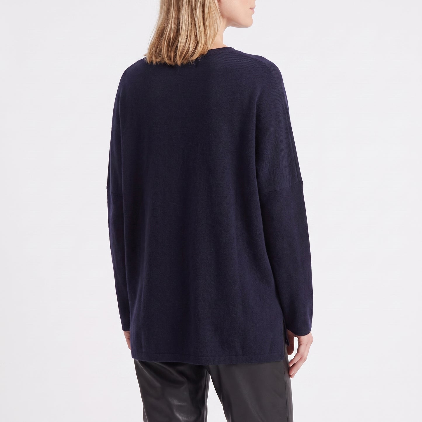 Pull en maille fine col V