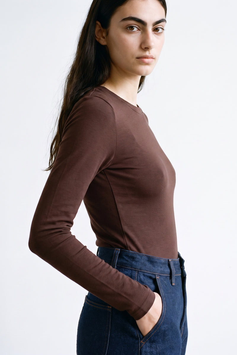 T-shirt en jersey Col rond