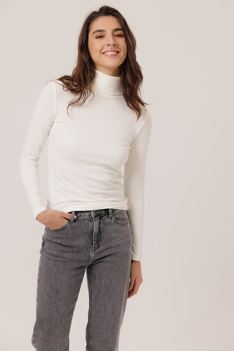 T-shirt en jersey Col V