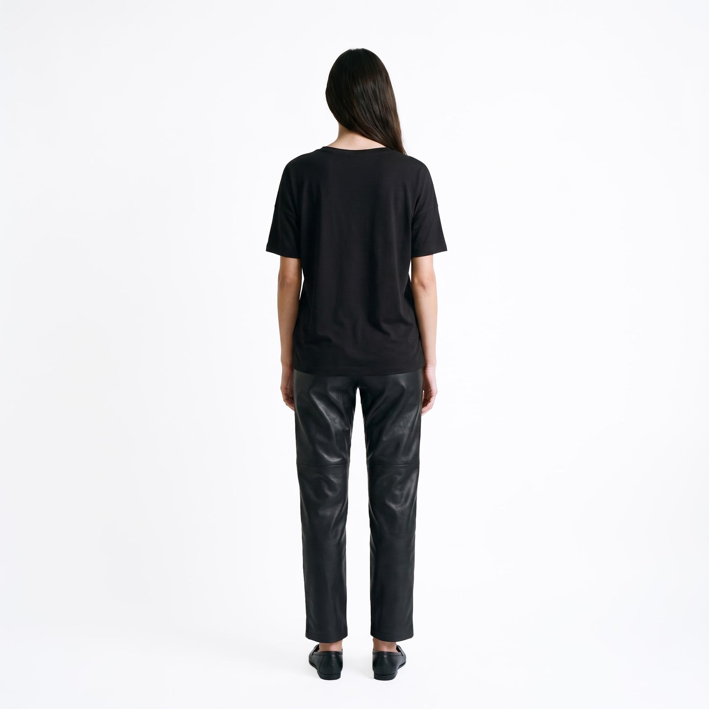 T-shirt rayé col rond