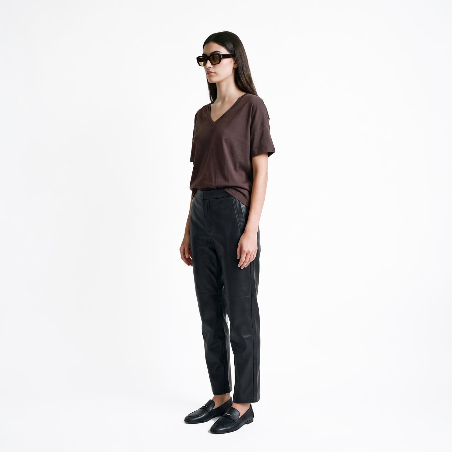 T-shirt rayé col rond