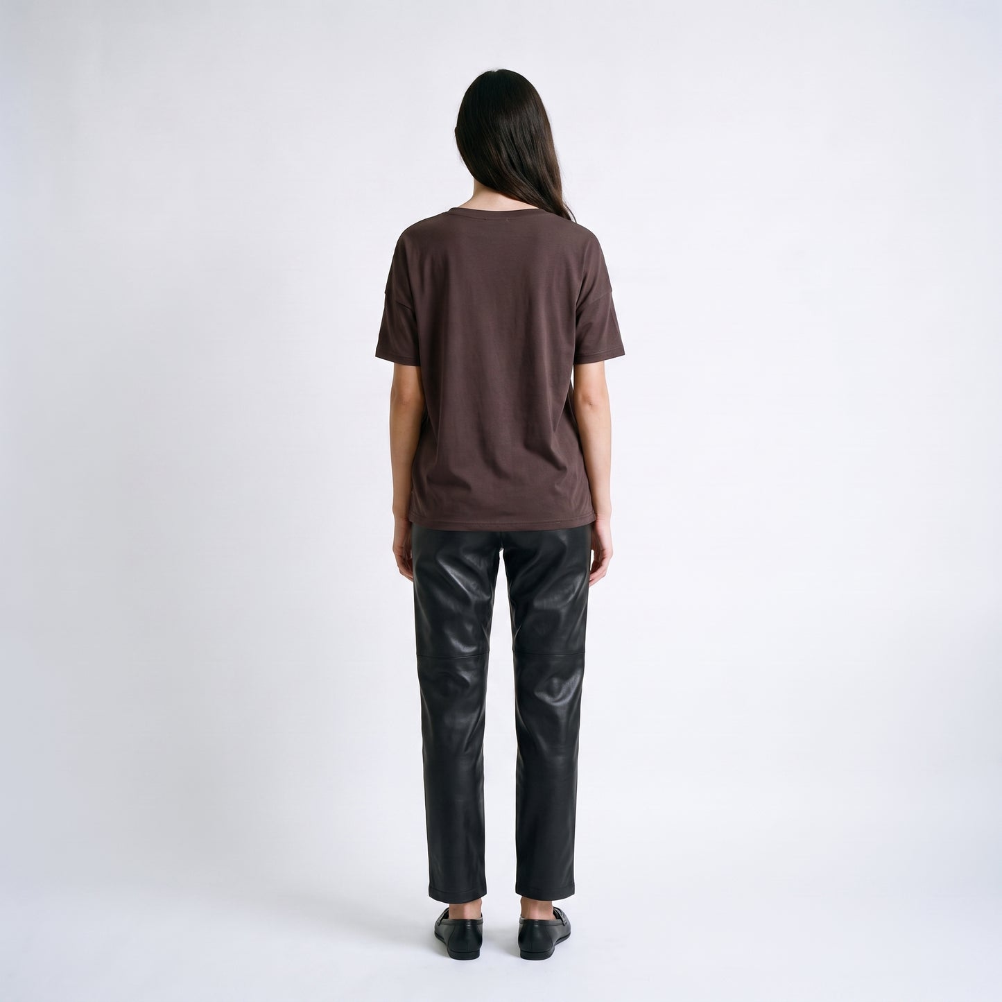T-shirt rayé col rond