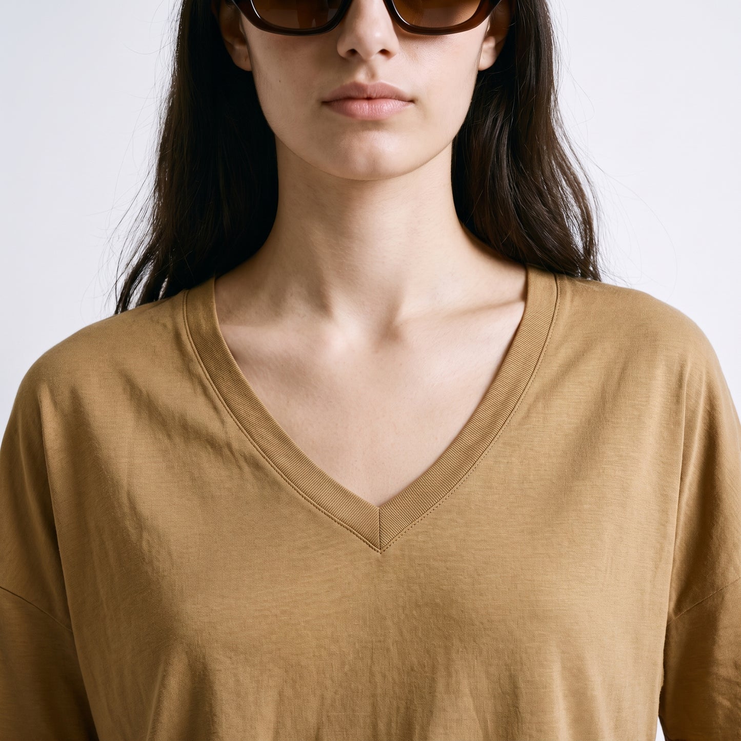 T-shirt rayé col rond