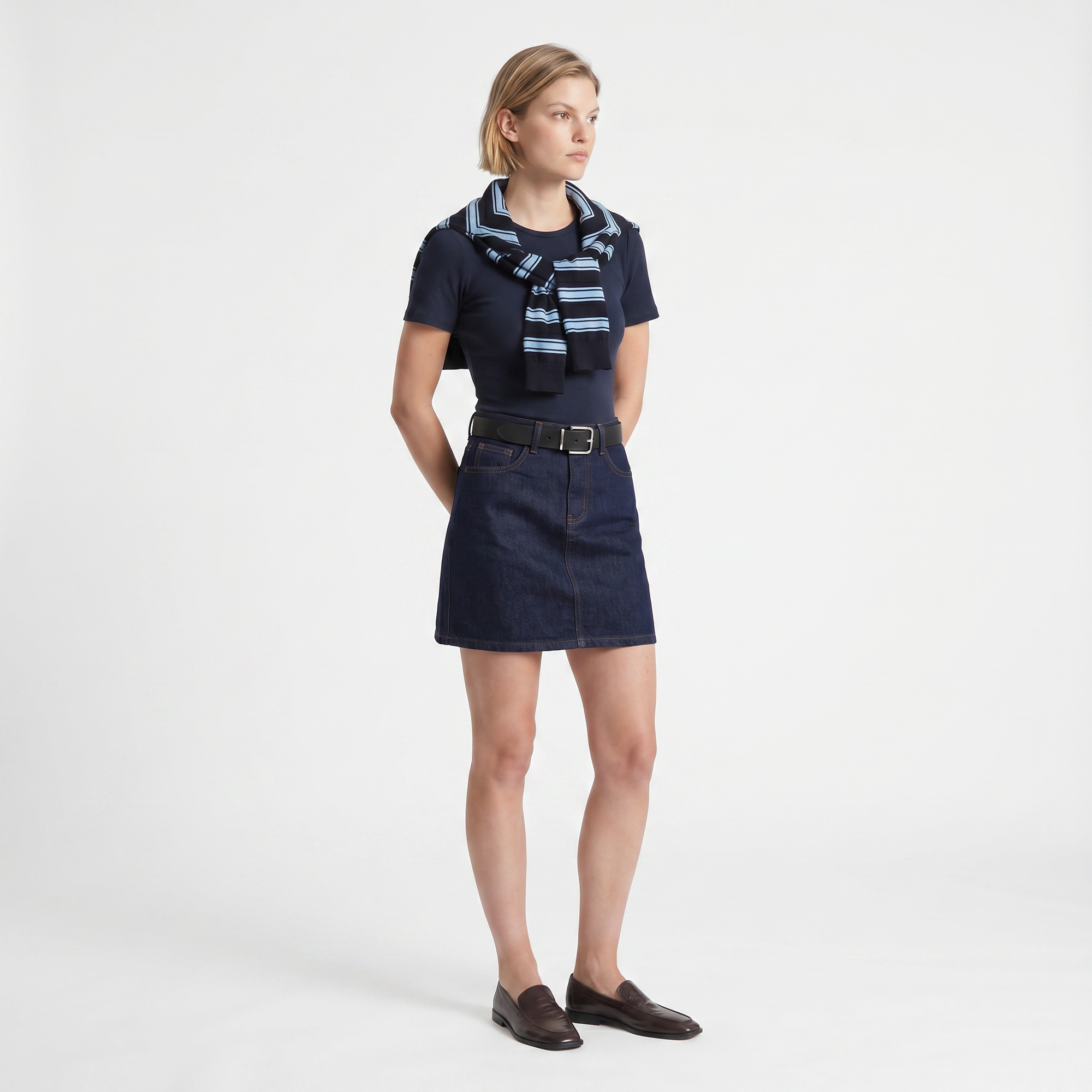 T-shirt esprit polo Coupe droite confortable