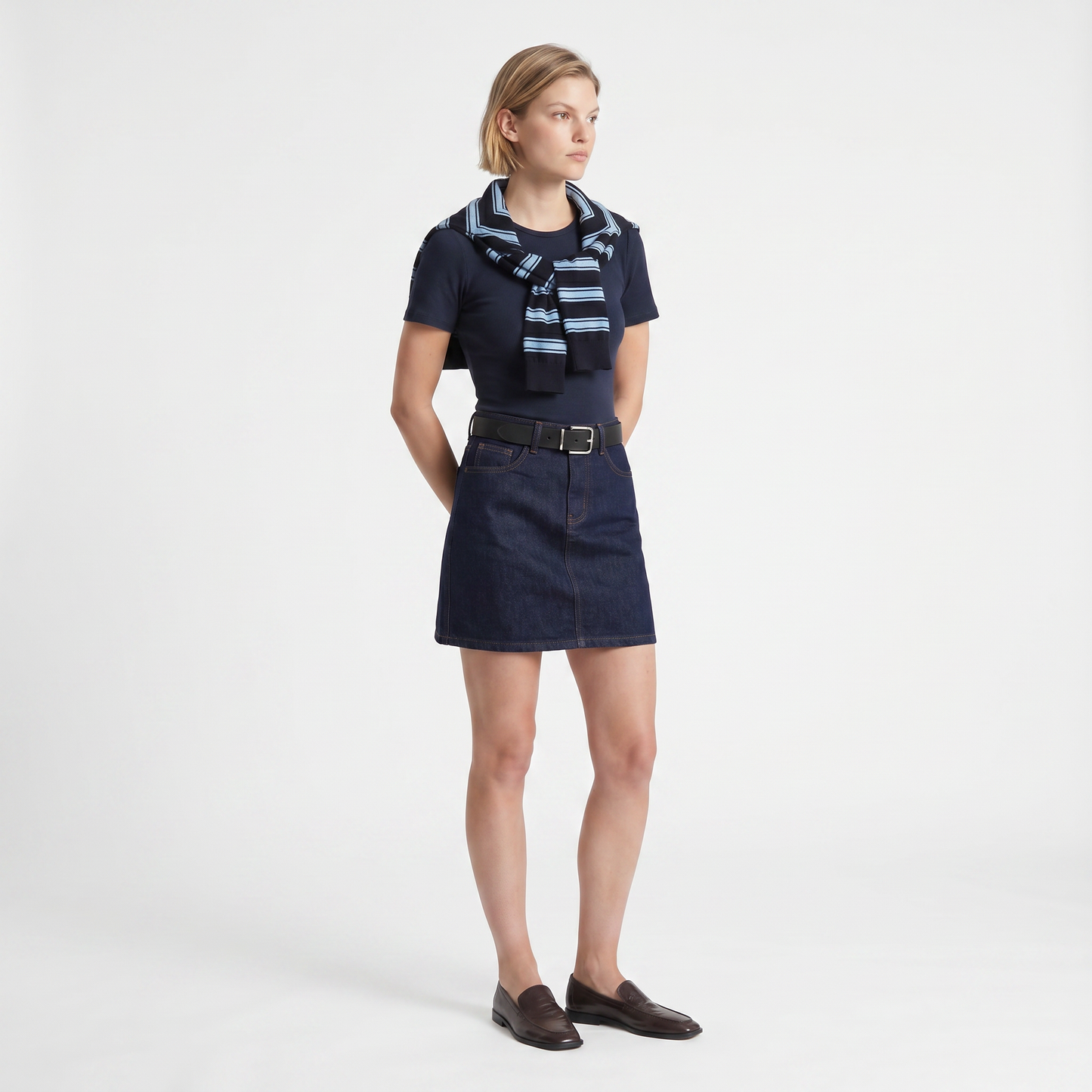 T-shirt esprit polo Coupe droite confortable