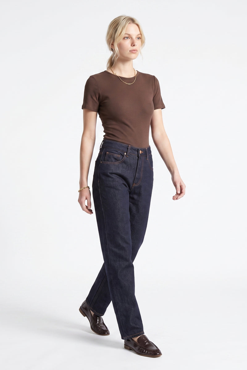 T-shirt esprit polo Coupe droite confortable
