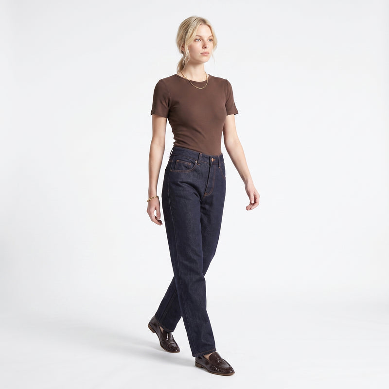 T-shirt esprit polo Coupe droite confortable