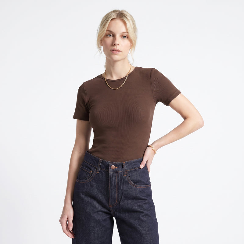 T-shirt esprit polo Coupe droite confortable
