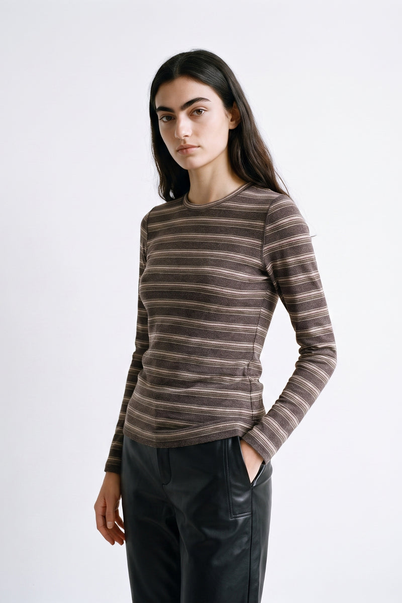 T-shirt en jersey Col rond