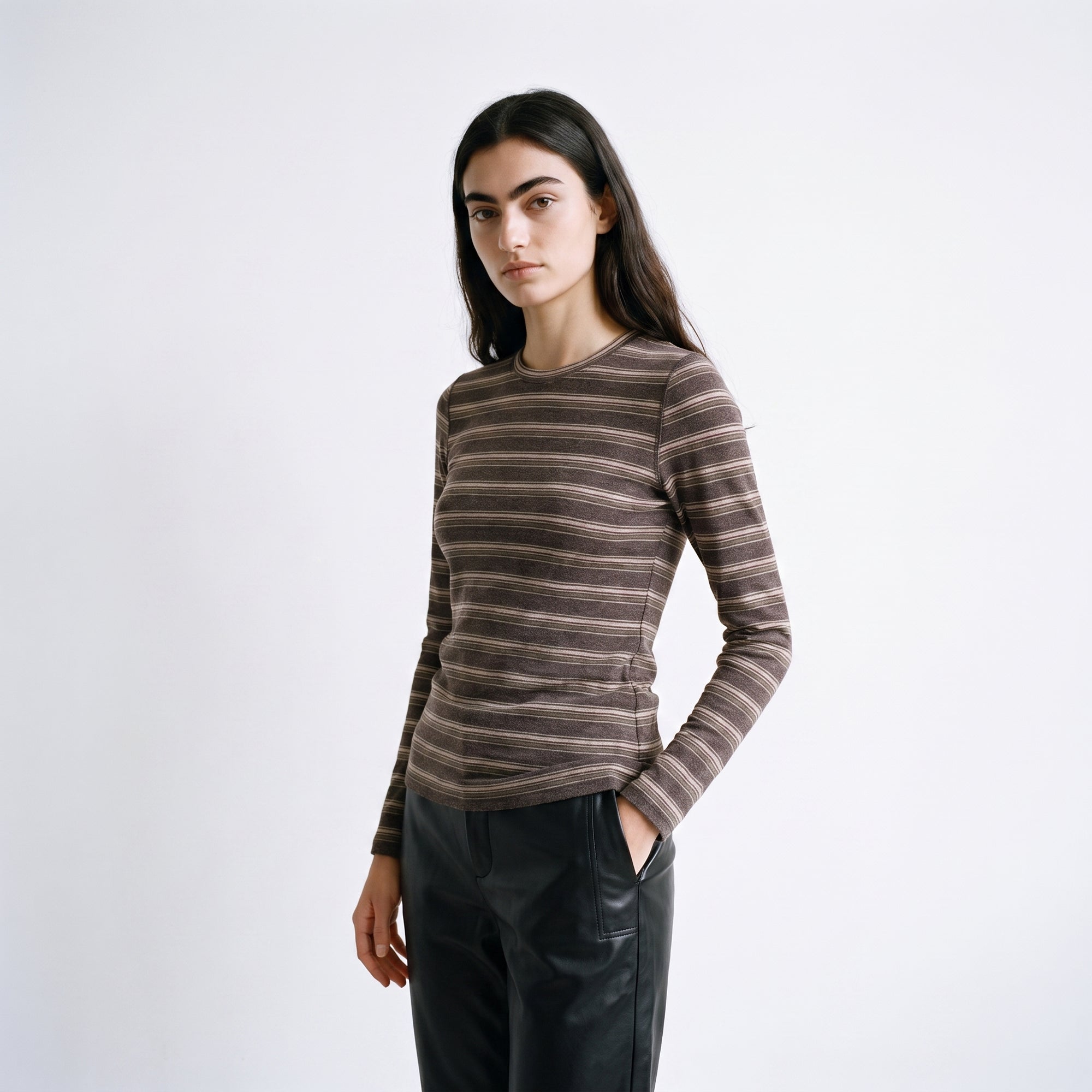 T-shirt en jersey Col rond