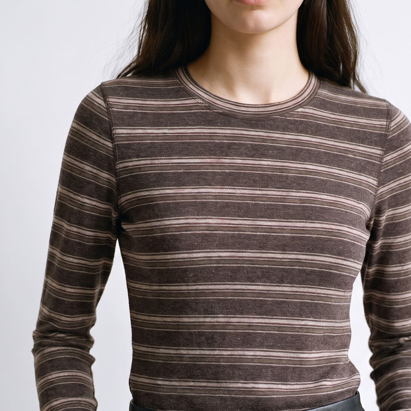 T-shirt en jersey Col rond
