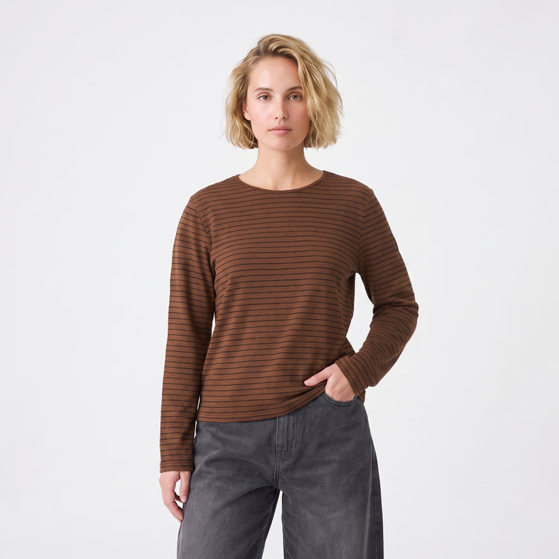 T-shirt Col rond Manches longue