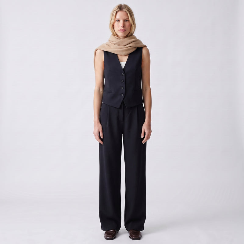 Gilet tailleur sans manches Décolleté en V